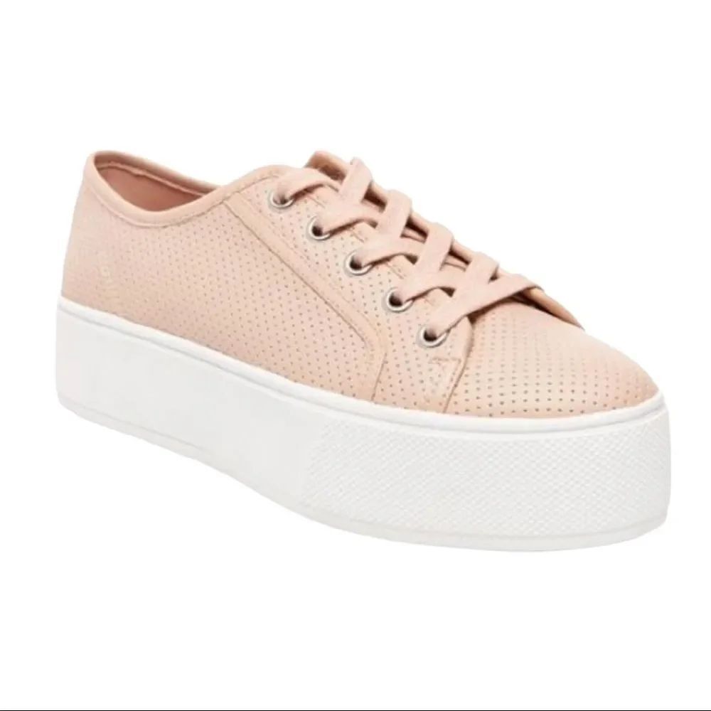 Pink Future Leather Lace Up Chunky Sole Sneakers by Steve Madden NEW